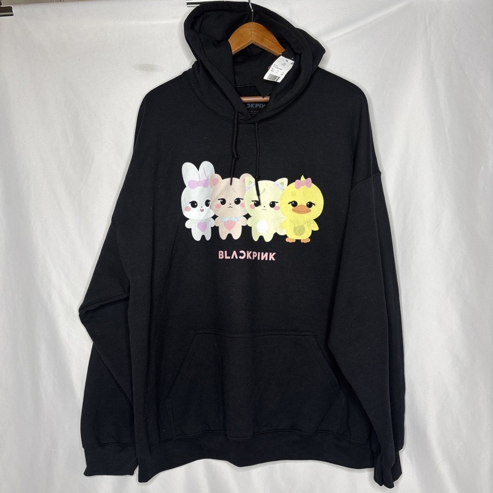 BlackPink Deadline Character Graphic Hoodie Womens XXL Blink Favorite Streetwear